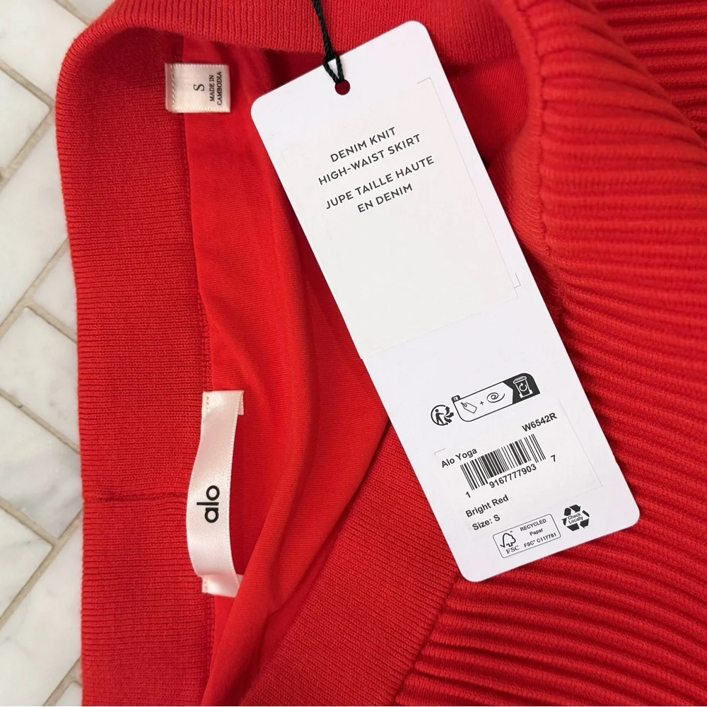 ALO yoga knit high waist Skirt
